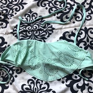 Light Blue Swim Suit Top